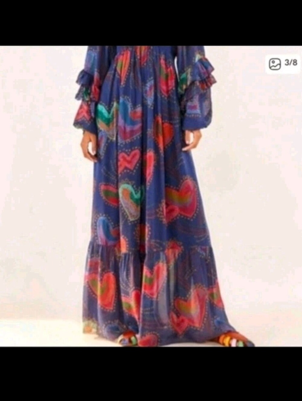 Farm Rio Hearts Maxidress - Picture 2 of 7
